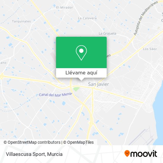 Mapa Villaescusa Sport