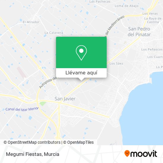Mapa Megumi Fiestas