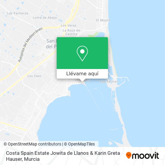 Mapa Costa Spain Estate Jowita de Llanos & Karin Greta Hauser