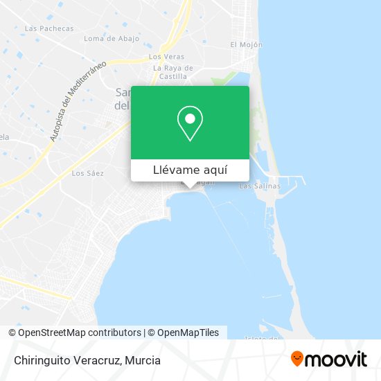 Mapa Chiringuito Veracruz