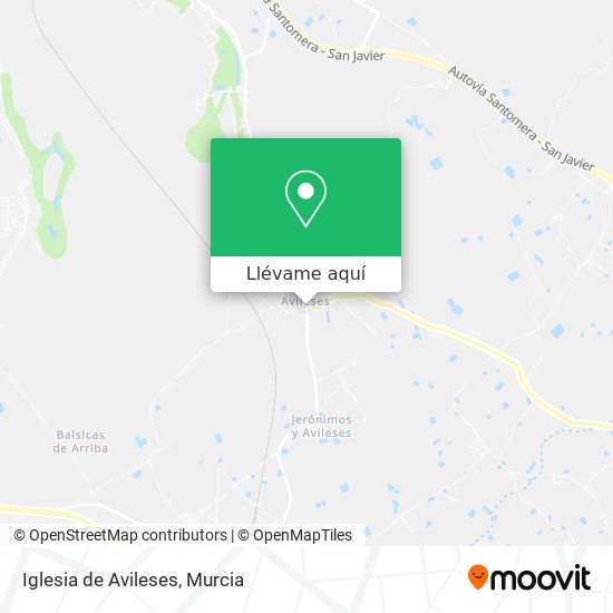 Mapa Iglesia de Avileses