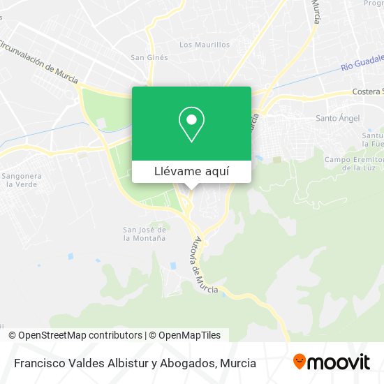Mapa Francisco Valdes Albistur y Abogados