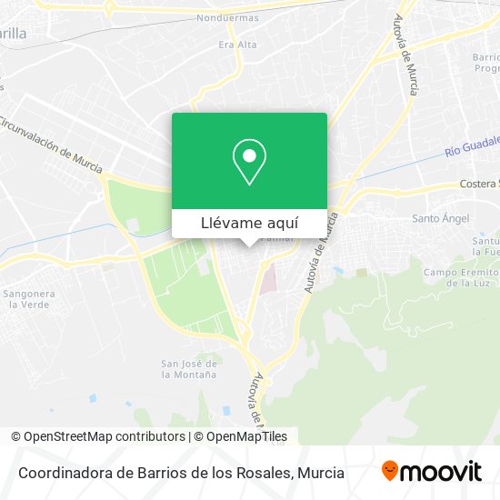 Mapa Coordinadora de Barrios de los Rosales