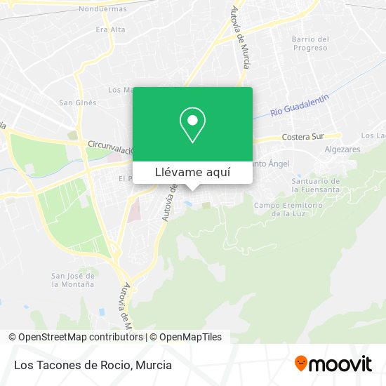 Mapa Los Tacones de Rocio
