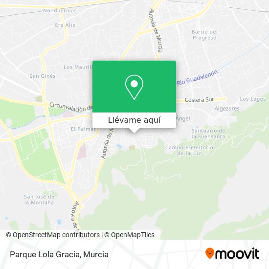 Mapa Parque Lola Gracia