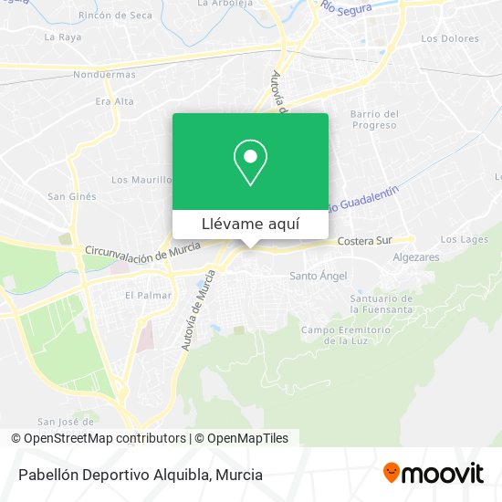Mapa Pabellón Deportivo Alquibla
