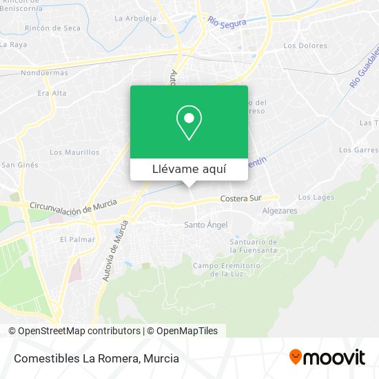 Mapa Comestibles La Romera