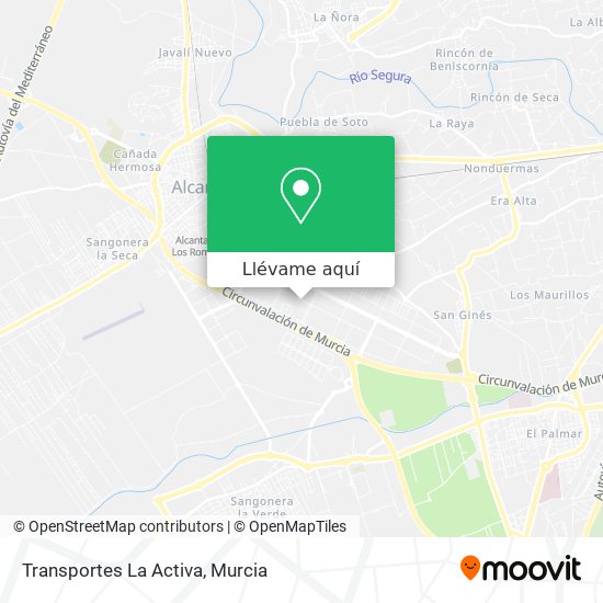 Mapa Transportes La Activa