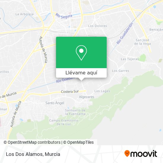 Mapa Los Dos Alamos