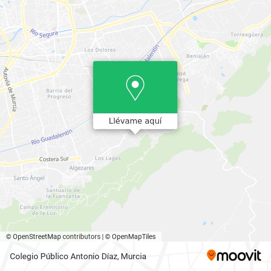 Mapa Colegio Público Antonio Díaz