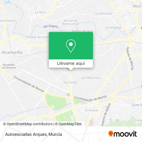 Mapa Autoescuelas Arques