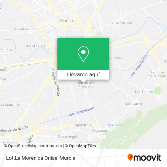 Mapa Lot.La Morenica Onlae
