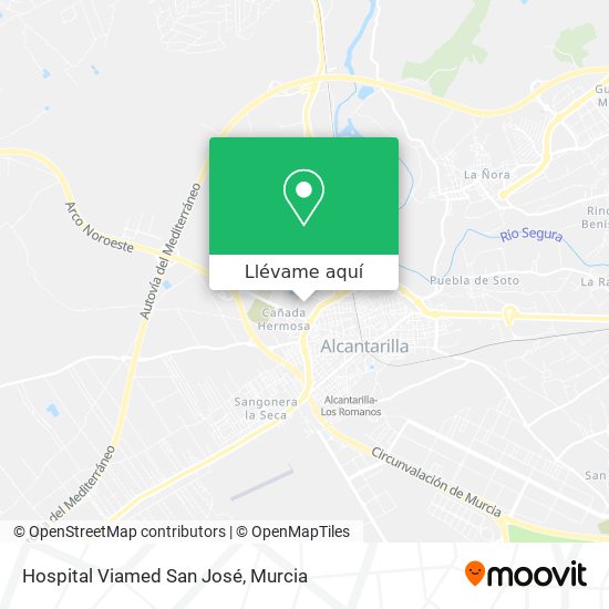 Mapa Hospital Viamed San José