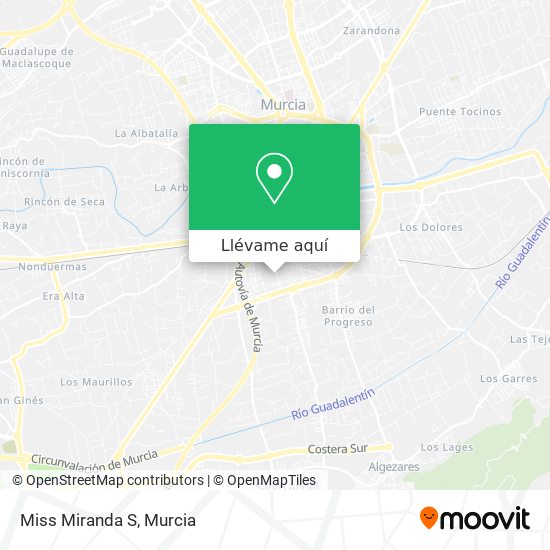 Mapa Miss Miranda S