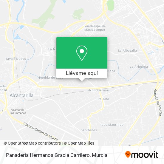 Mapa Panaderia Hermanos Gracia Carrilero