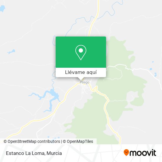 Mapa Estanco La Loma