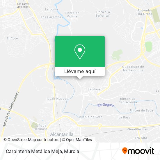 Mapa Carpintería Metálica Meja