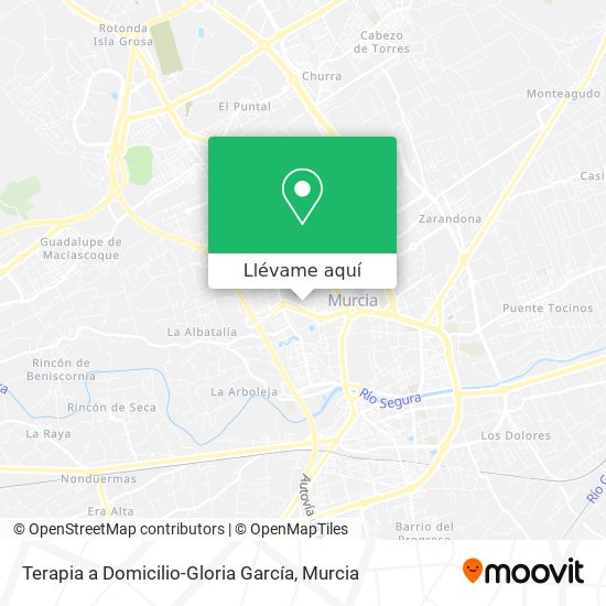 Mapa Terapia a Domicilio-Gloria García