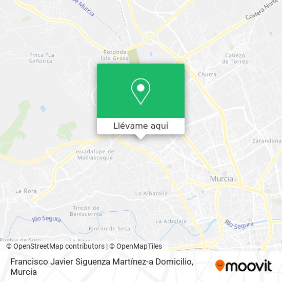 Mapa Francisco Javier Siguenza Martínez-a Domicilio