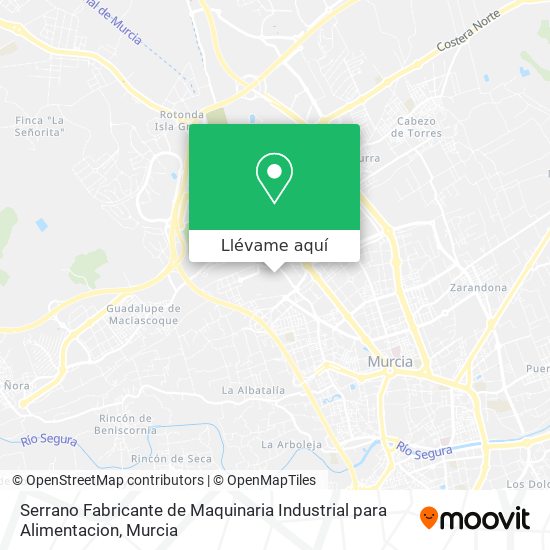 Mapa Serrano Fabricante de Maquinaria Industrial para Alimentacion