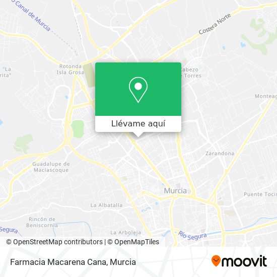 Mapa Farmacia Macarena Cana