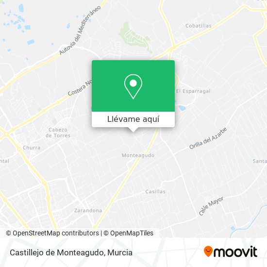Mapa Castillejo de Monteagudo