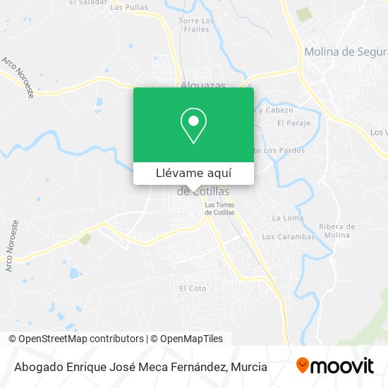 Mapa Abogado Enrique José Meca Fernández