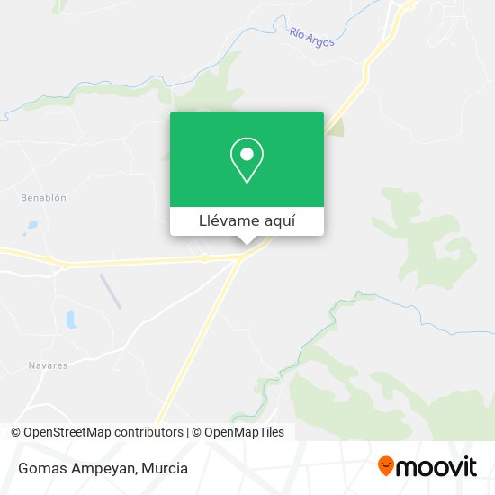 Mapa Gomas Ampeyan