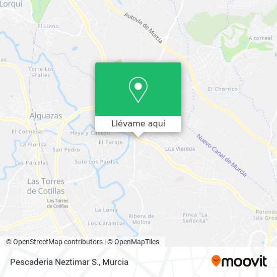 Mapa Pescaderia Neztimar S.