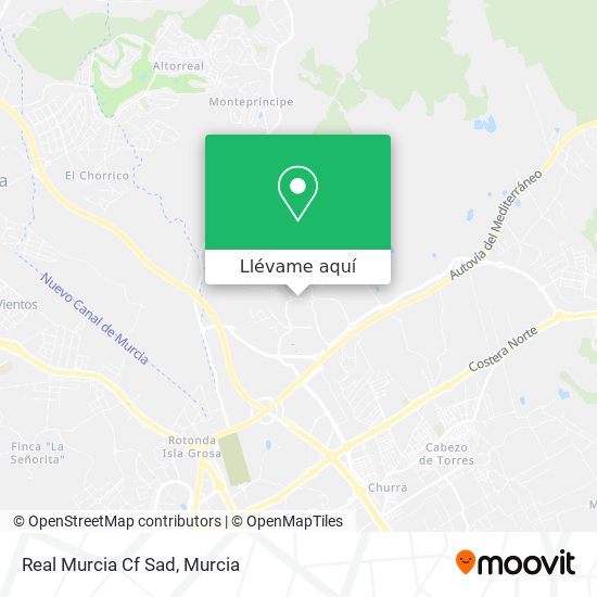 Mapa Real Murcia Cf Sad