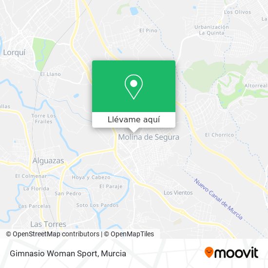Mapa Gimnasio Woman Sport