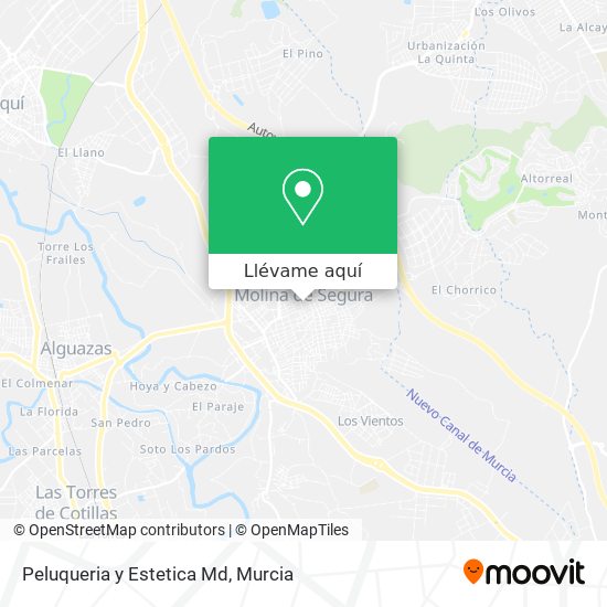 Mapa Peluqueria y Estetica Md