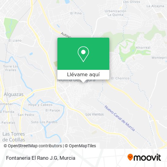 Mapa Fontaneria El Rano J.G