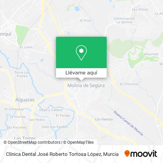 Mapa Clínica Dental José Roberto Tortosa López