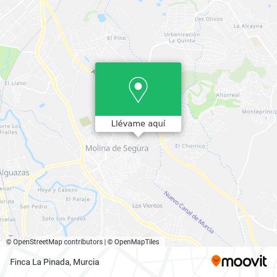 Mapa Finca La Pinada