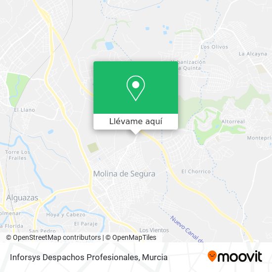 Mapa Inforsys Despachos Profesionales