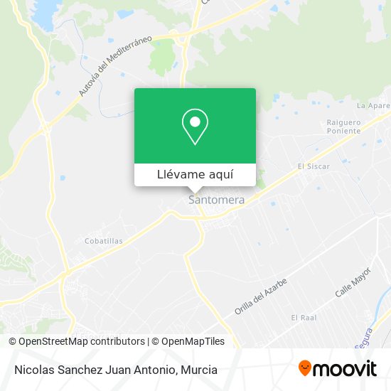 Mapa Nicolas Sanchez Juan Antonio