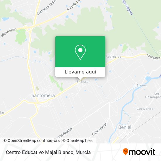 Mapa Centro Educativo Majal Blanco