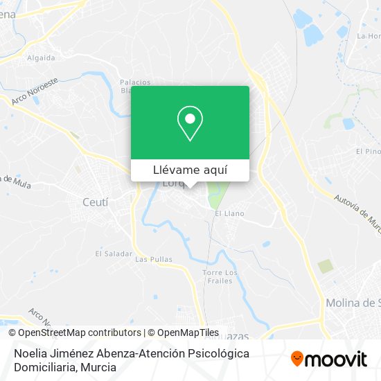 Mapa Noelia Jiménez Abenza-Atención Psicológica Domiciliaria