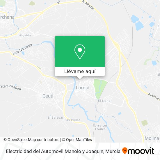 Mapa Electricidad del Automovil Manolo y Joaquin