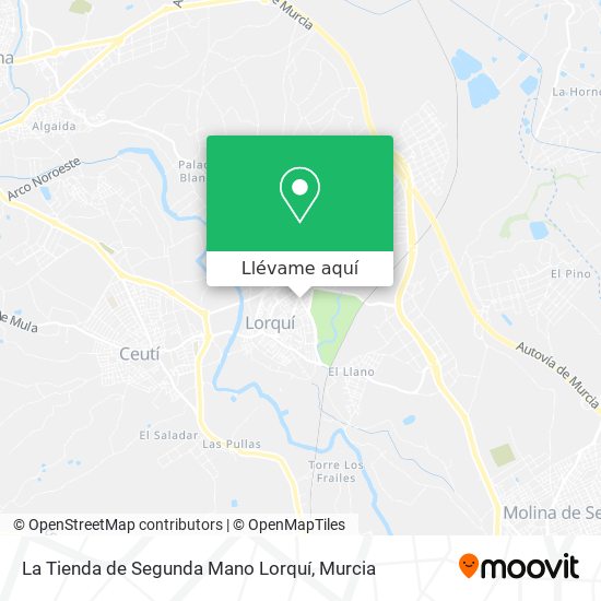 Mapa La Tienda de Segunda Mano Lorquí