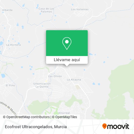 Mapa Ecofrost Ultracongelados