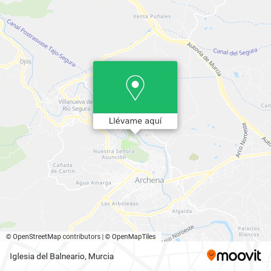 Mapa Iglesia del Balneario