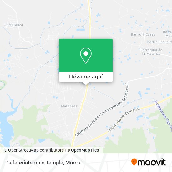Mapa Cafeteriatemple Temple