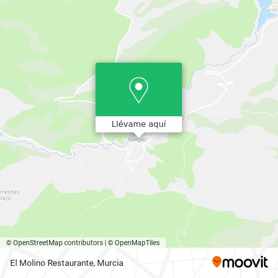 Mapa El Molino Restaurante