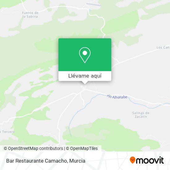 Mapa Bar Restaurante Camacho
