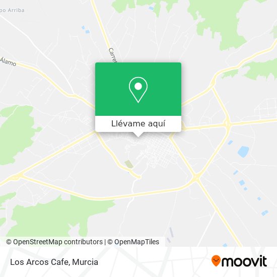 Mapa Los Arcos Cafe