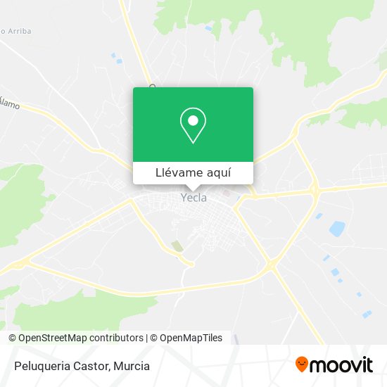 Mapa Peluqueria Castor