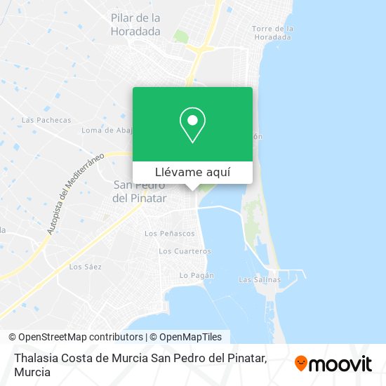 Mapa Thalasia Costa de Murcia San Pedro del Pinatar