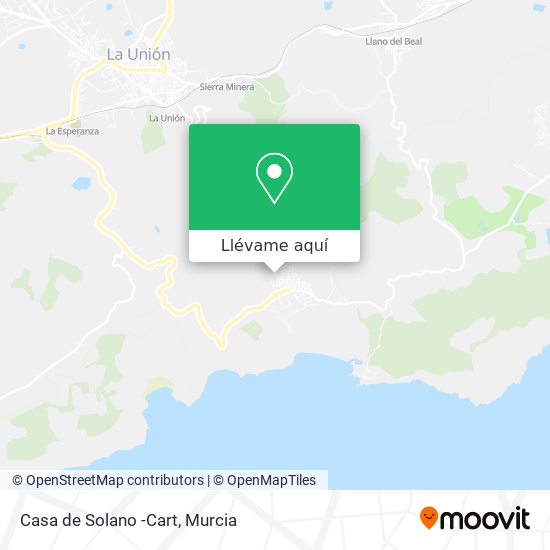 Mapa Casa de Solano -Cart